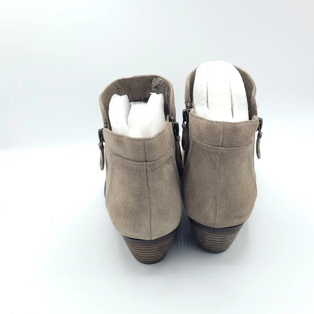 Nine West Vintage America Collection Tan Suede Boots womens size 10